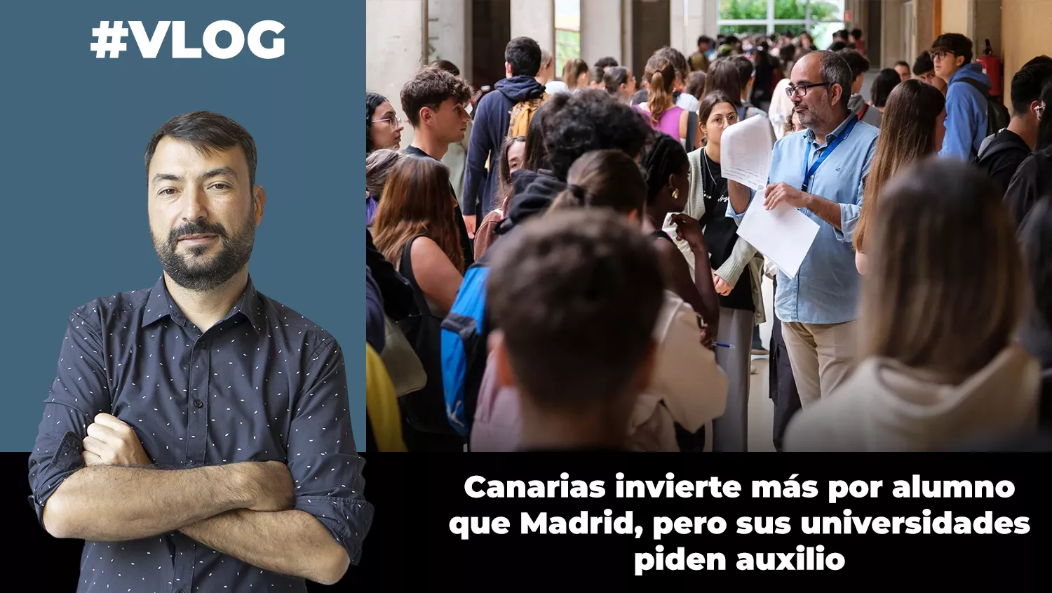 Canarias invierte más por alumno que Madrid, pero sus universidades piden auxilio. / AH