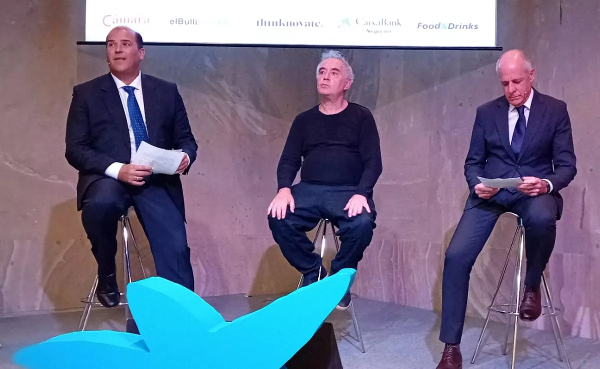 Ferran Adriá durante un curso de gestión y cocina celebrado en el Espacio Cultural de la Caixa, en Tenerife|AH