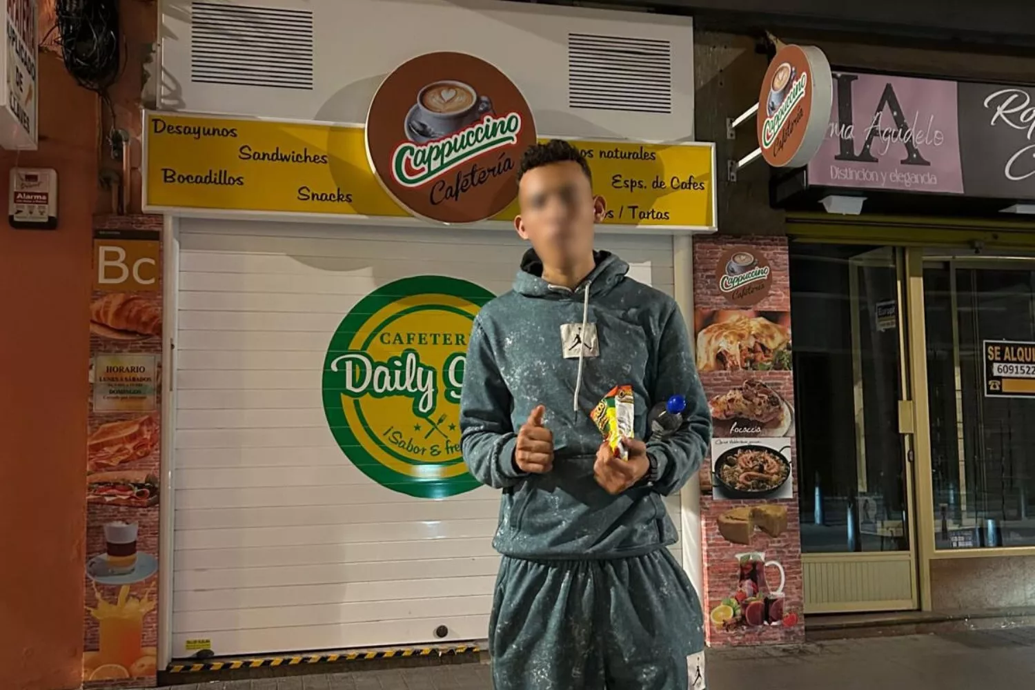 M.D., el joven magrebí detenido en Las Palmas por robo con violencia por tercera vez en una semana./ CEDIDA