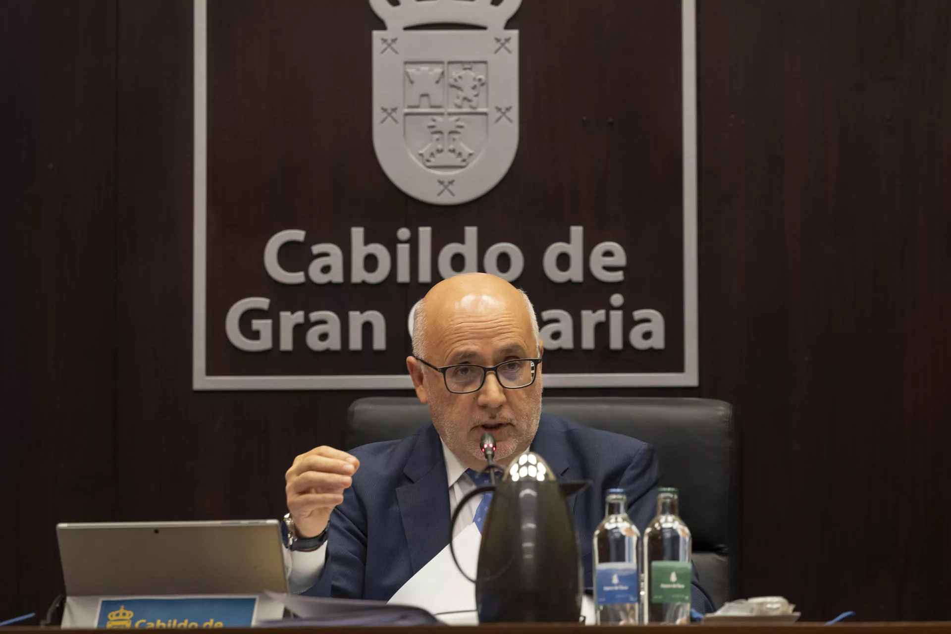 Antonio Morales proclama el avance de Gran Canaria como ecoísla en plena transformación. / QUIQUE CURBELO-EFE