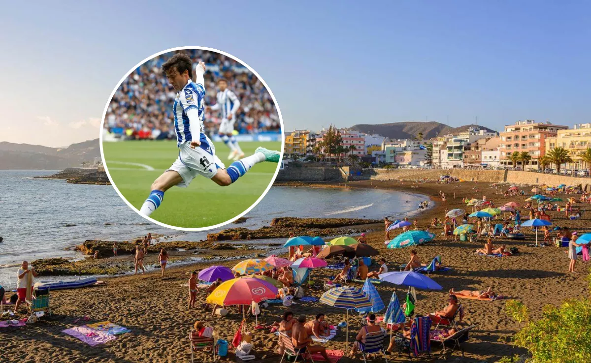 Imagen del pueblo en el que nació David Silva / MONTAJE AH Imagen del pueblo en el que nació David Silva / MONTAJE AH