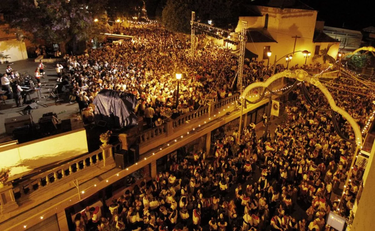 Imagen de un baile de magos en el municipio tinerfeño de Los Realejos. / AYUNTAMIENTO DE LOS REALEJOS