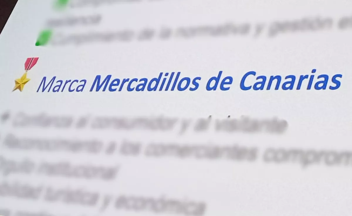 Imagen de diapositiva que destaca Mercadillos de Canarias como marca|AH