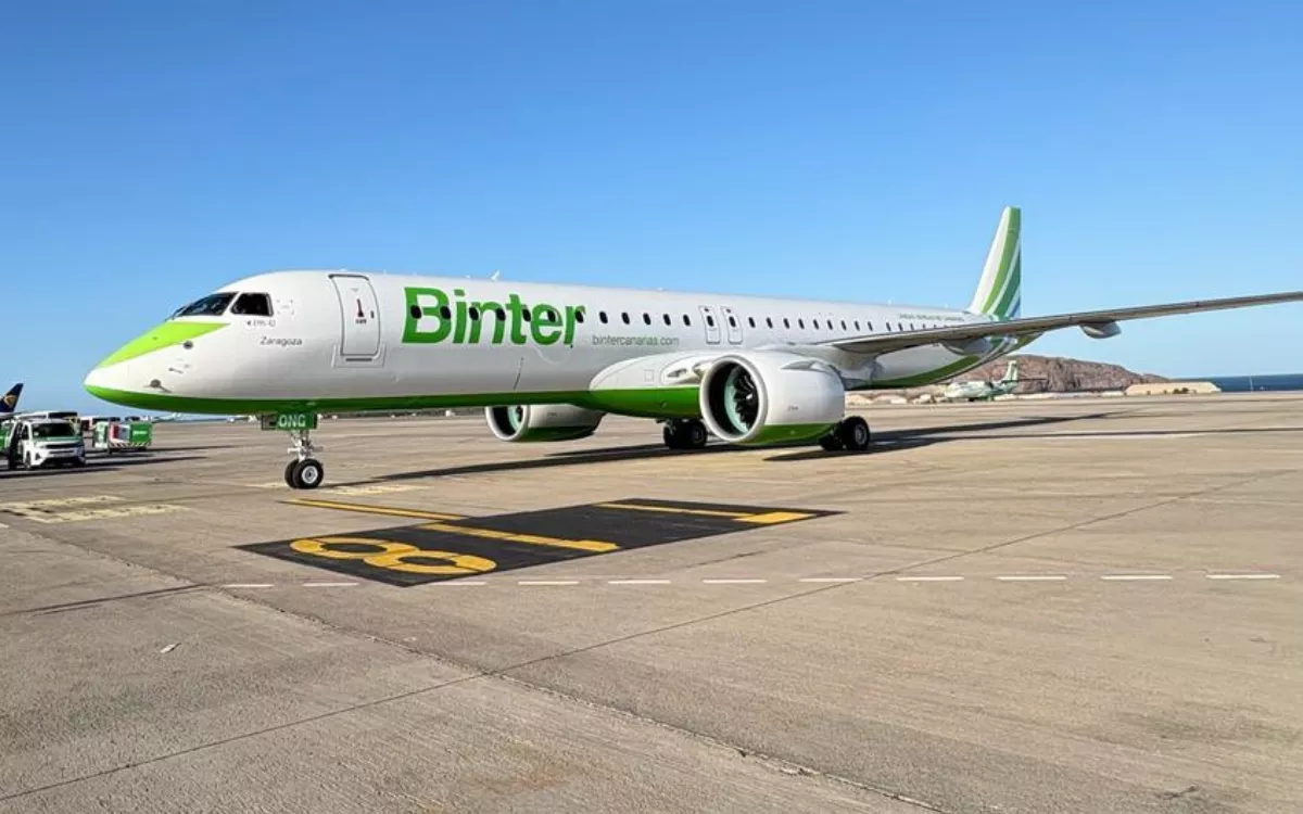 Binter incorpora un nuevo avión a su flota de reactores. / AH