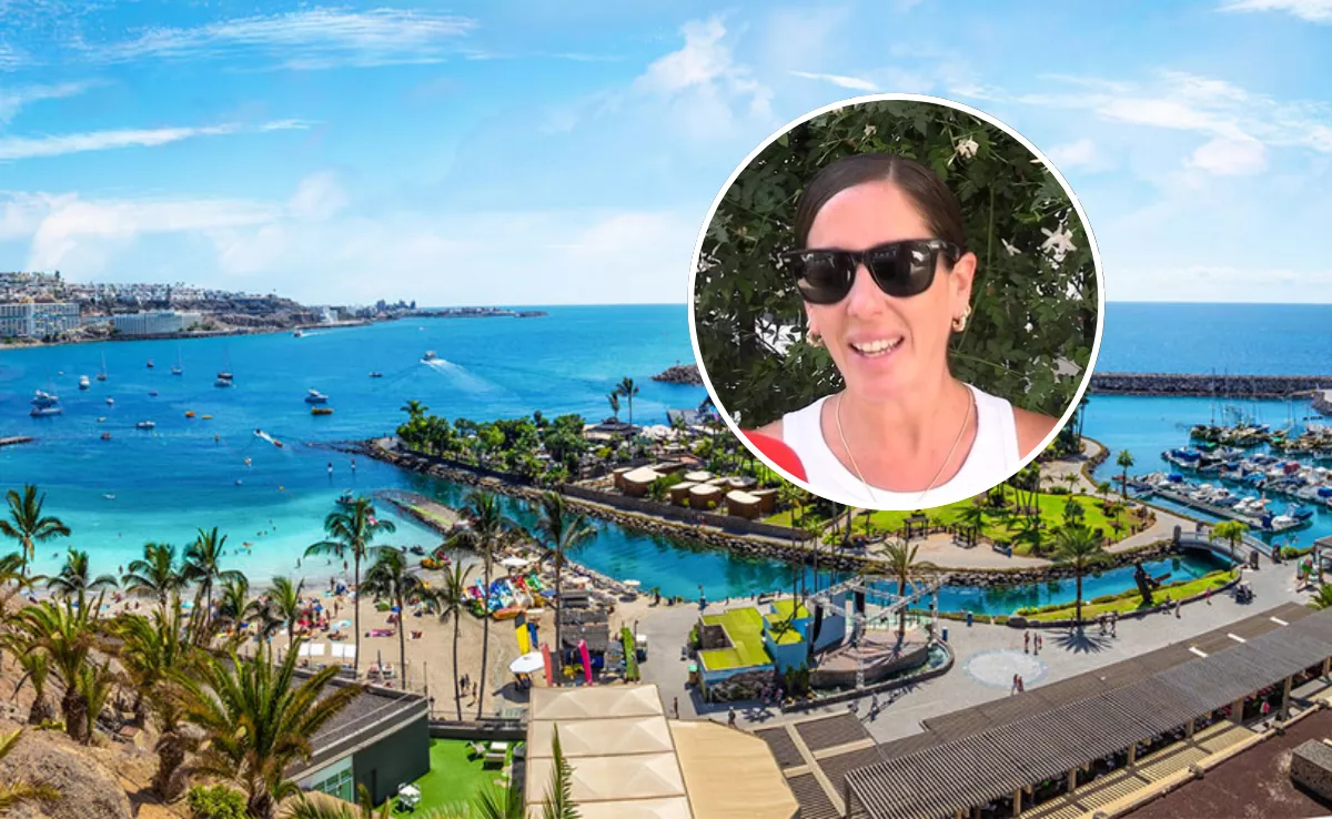 Imagen del pueblo donde reside Anabel Pantoja en Canarias / MONTAJE AH 