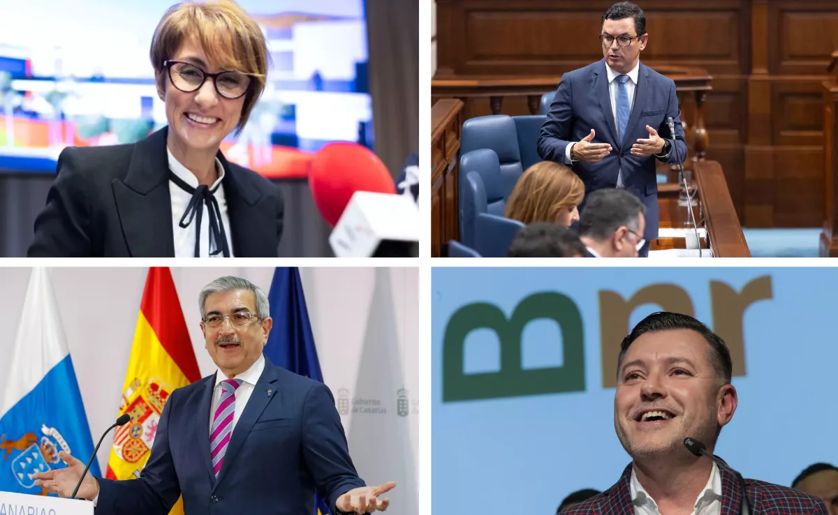 Onalia Bueno, Pablo Rodríguez, Román Rodríguez y Teodoro Sosa / MONTAJE AH