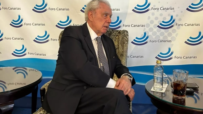 El diplomático Javier Rupérez en el Foro Canarias / AH El diplomático Javier Rupérez en el Foro Canarias / AH