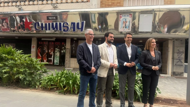 Presentación de la adquisición del Cine Chimisay. / ALBA MARICHAL - ATLÁNTICO HOY