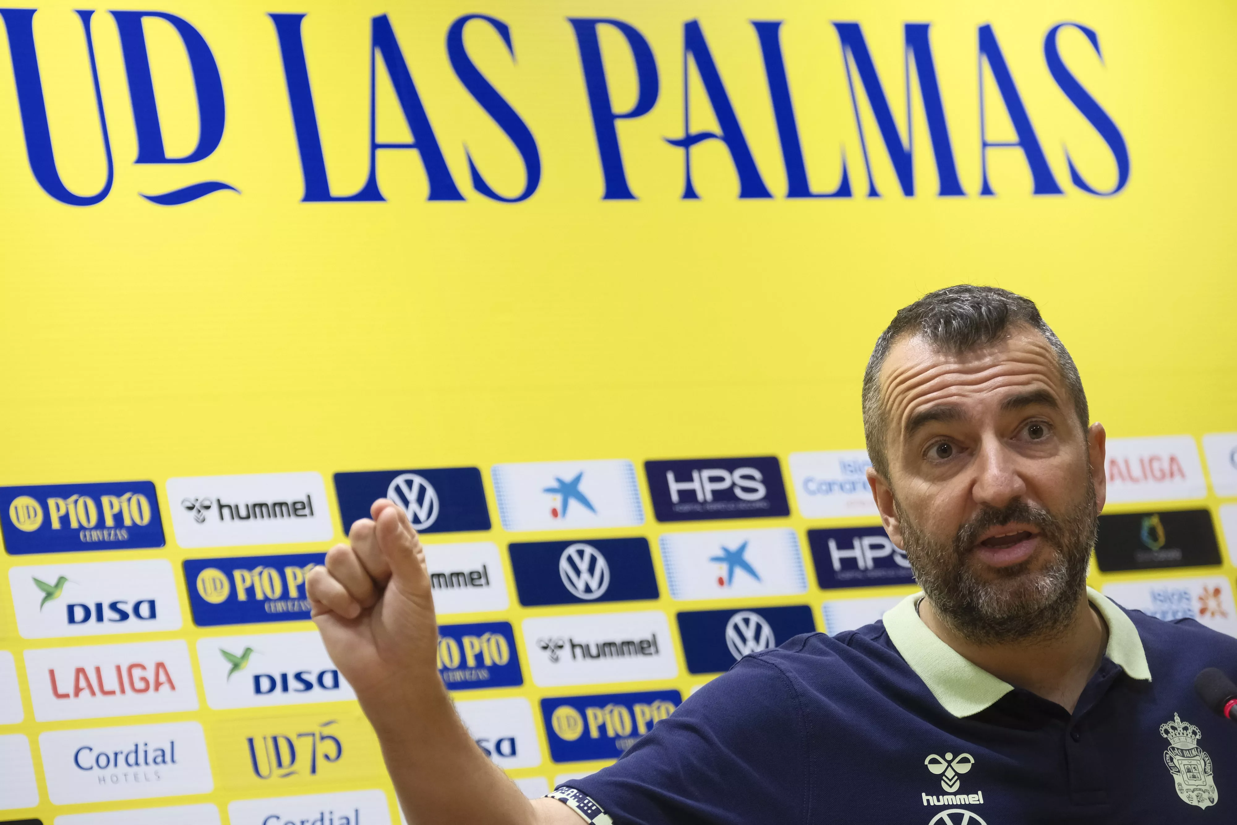 El entrenador de la Unión Deportiva Las Palmas, Diego Martínez. / ÁNGEL MEDINA G.-EFE