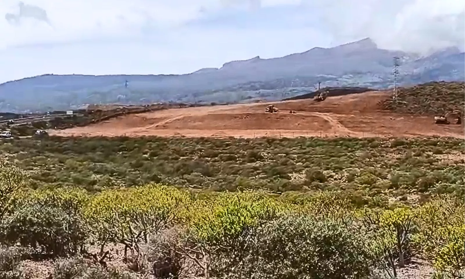 Situación a mayo de 2025 de la construcción del parque solar Fotobat 5+5. / CEDIDA