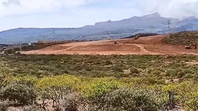 Situación a mayo de 2025 de la construcción del parque solar Fotobat 5+5. / CEDIDA