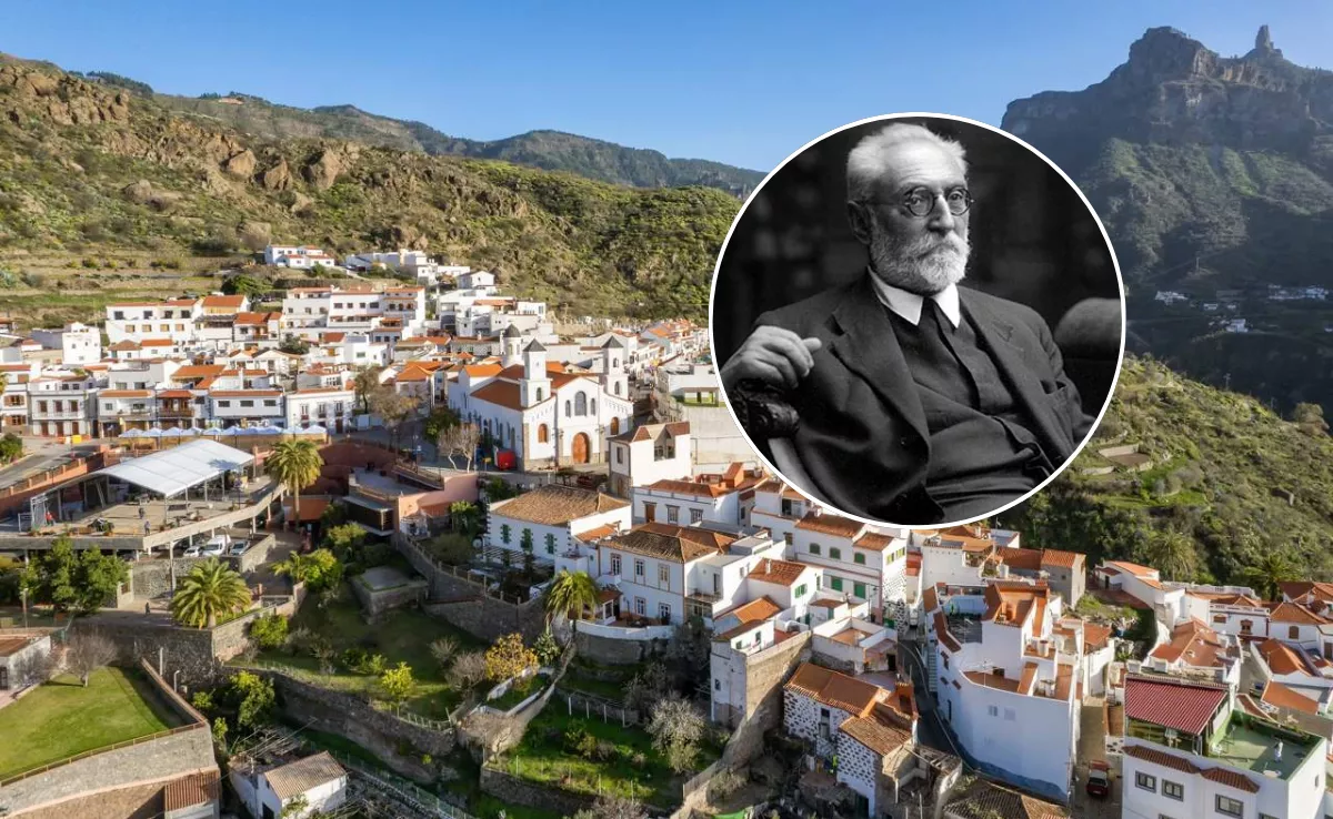 Imagen del pueblo canario que enamoró a Unamuno / MONTAJE AH