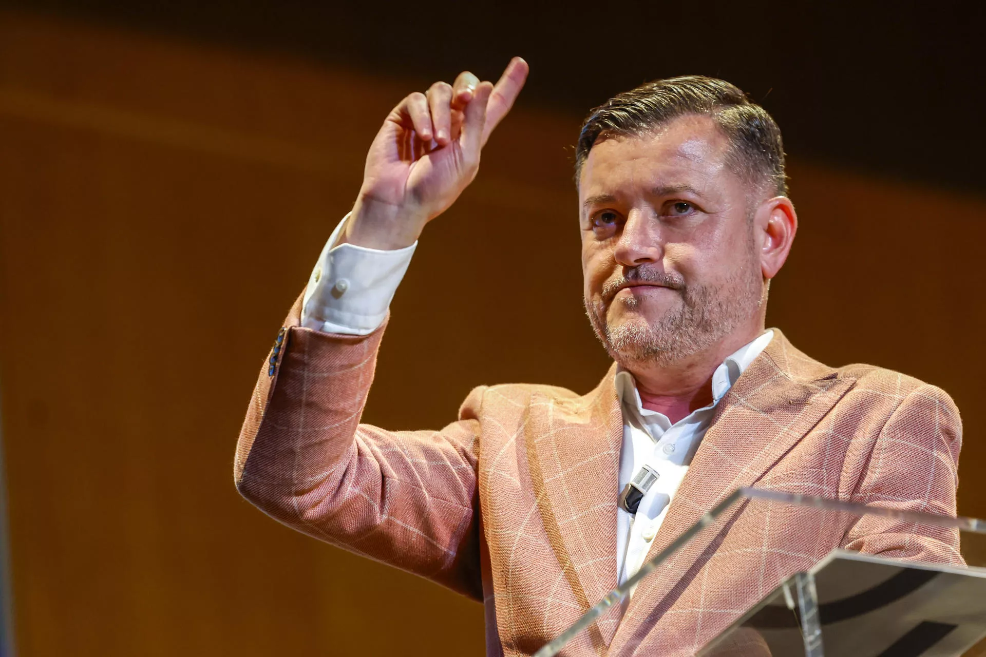 Teodoro Sosa de Municipalistas Primero Canarias. / ELVIRA URQUIJO A.-EFE