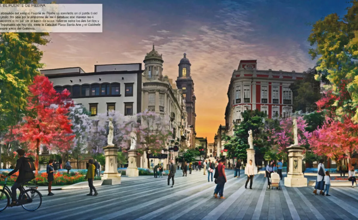 Imagen de 'AWA', el proyecto ganador del concurso del Barranco del Guiniguada. 