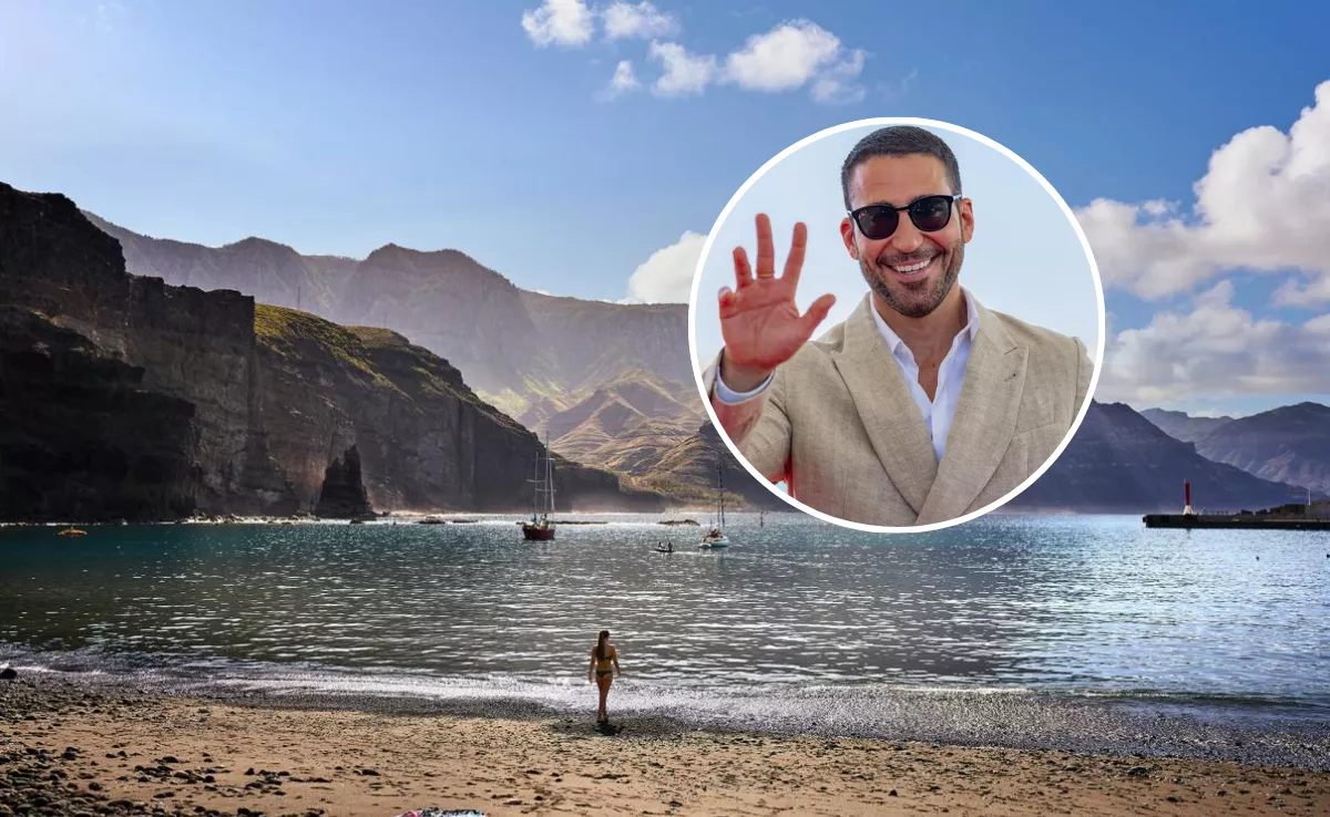 Imagen de Miguel Ángel Silvestre y el pueblo costero / MONTAJE AH