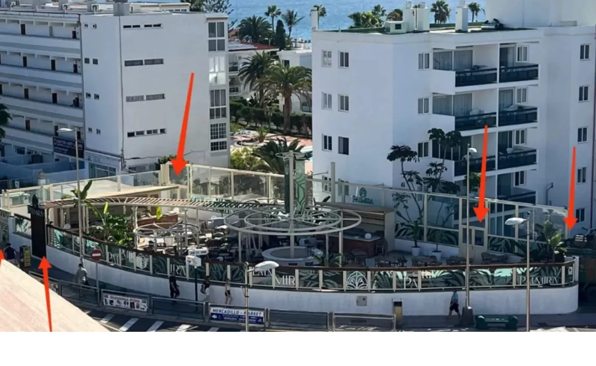Imagen de la terraza en Playa del Inglés / CEDIDA
