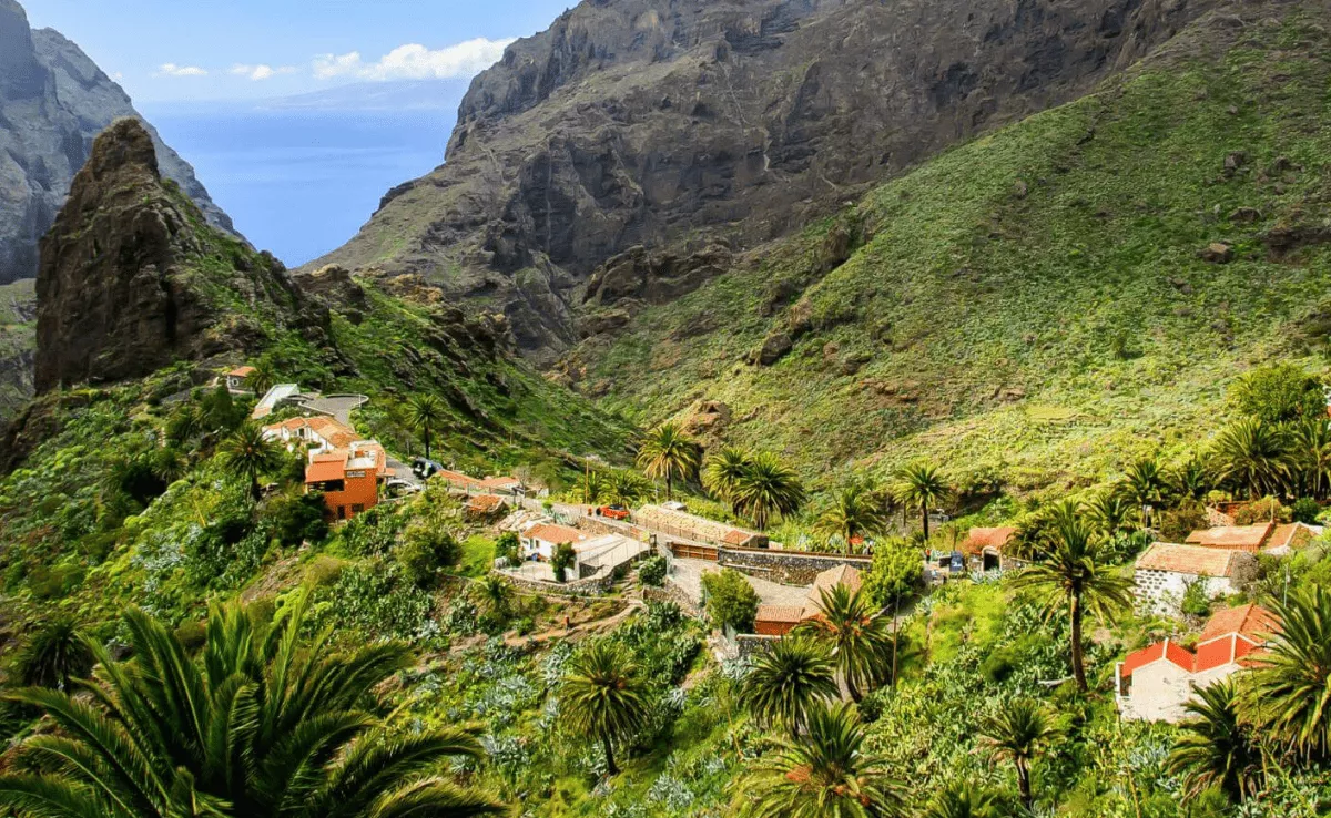 El pueblo de Masca, en la isla de Tenerife / Tenerife ON