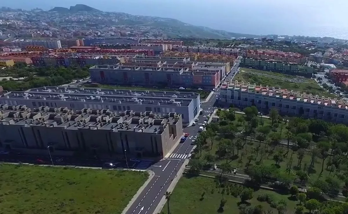 Barrio La Gallega, en Santa Cruz de Tenerife. Drone Ando13