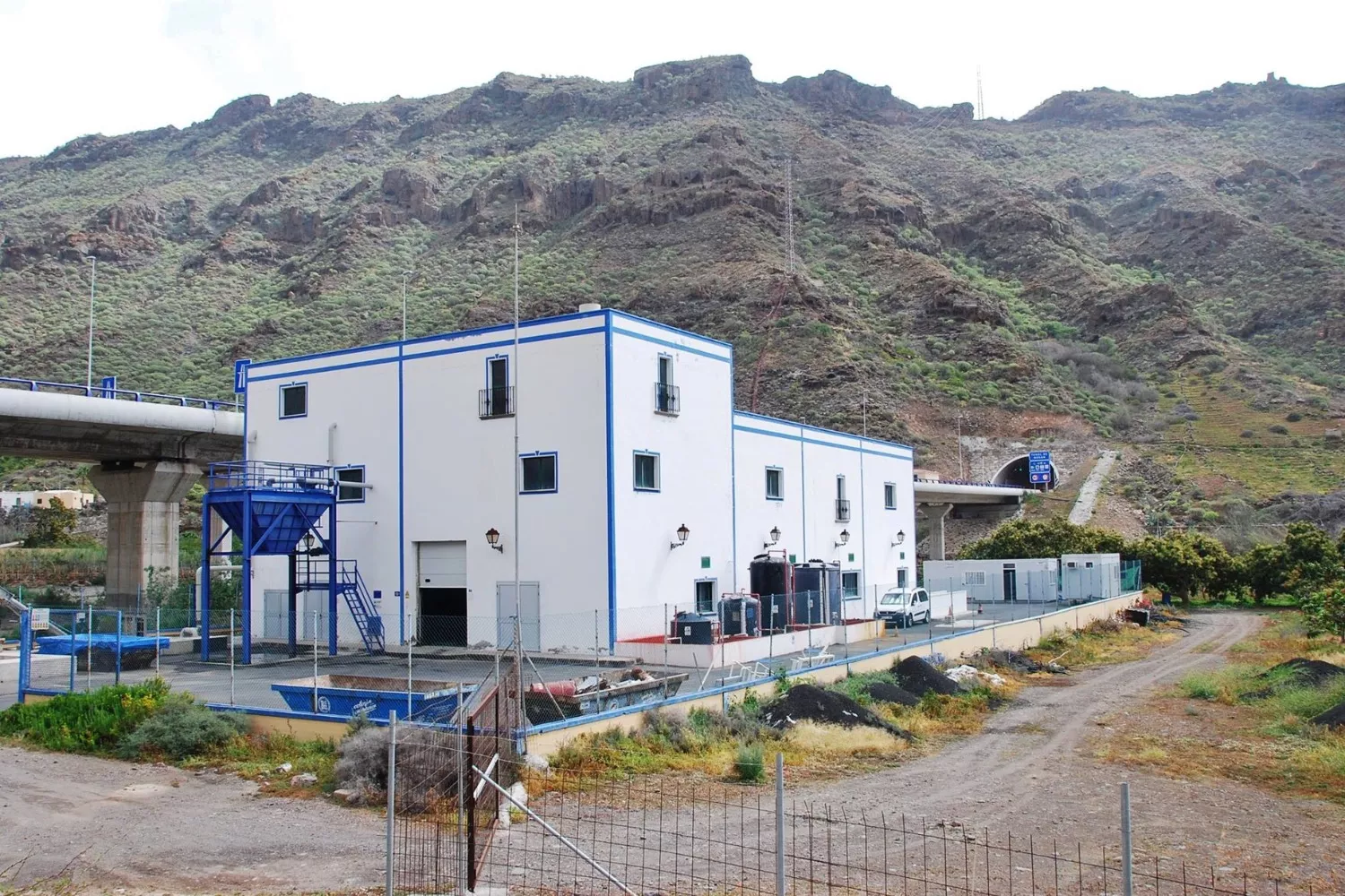 Estación depuradora de Mogán./ CEDIDA