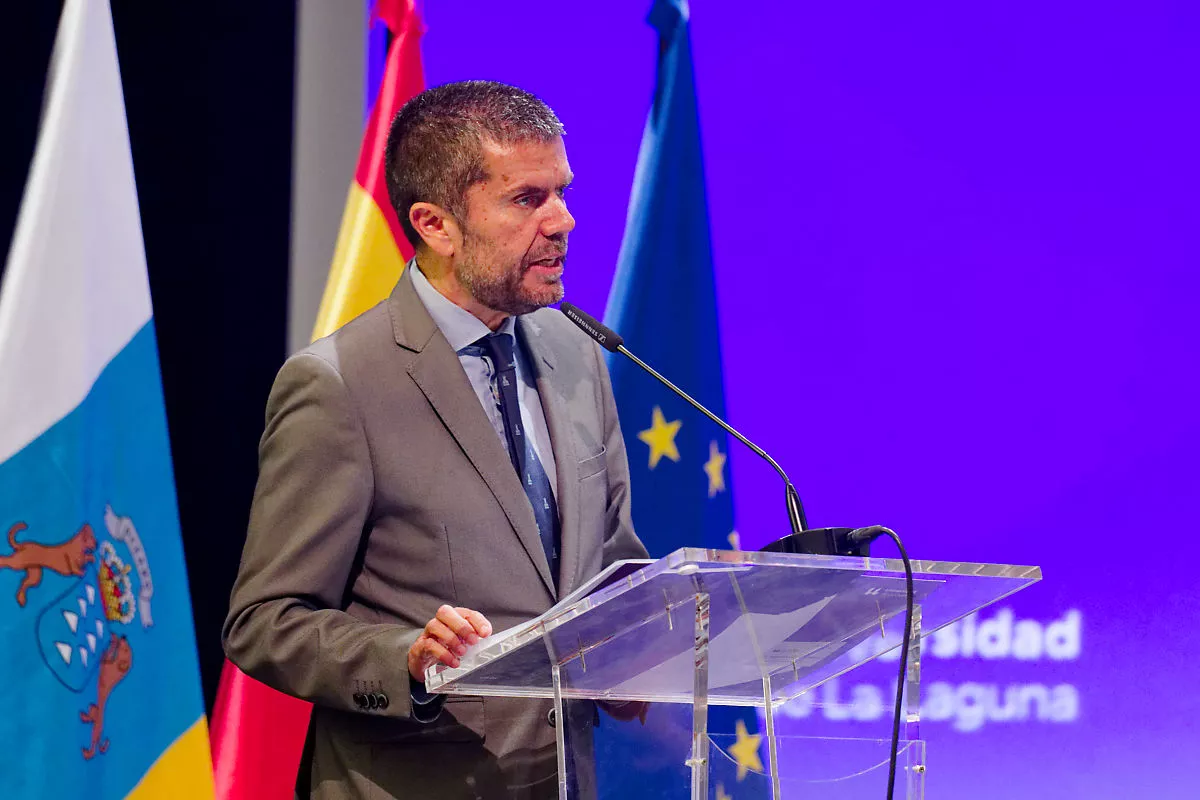 El rector de la ULL, Francisco García. / CEDIDA