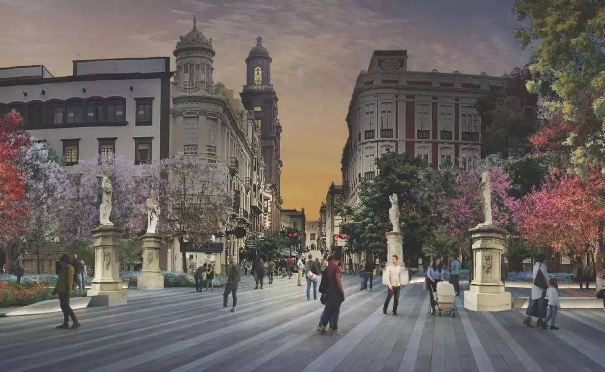 Imagen de 'AWA', el proyecto ganador del concurso del Barranco del Guiniguada. 