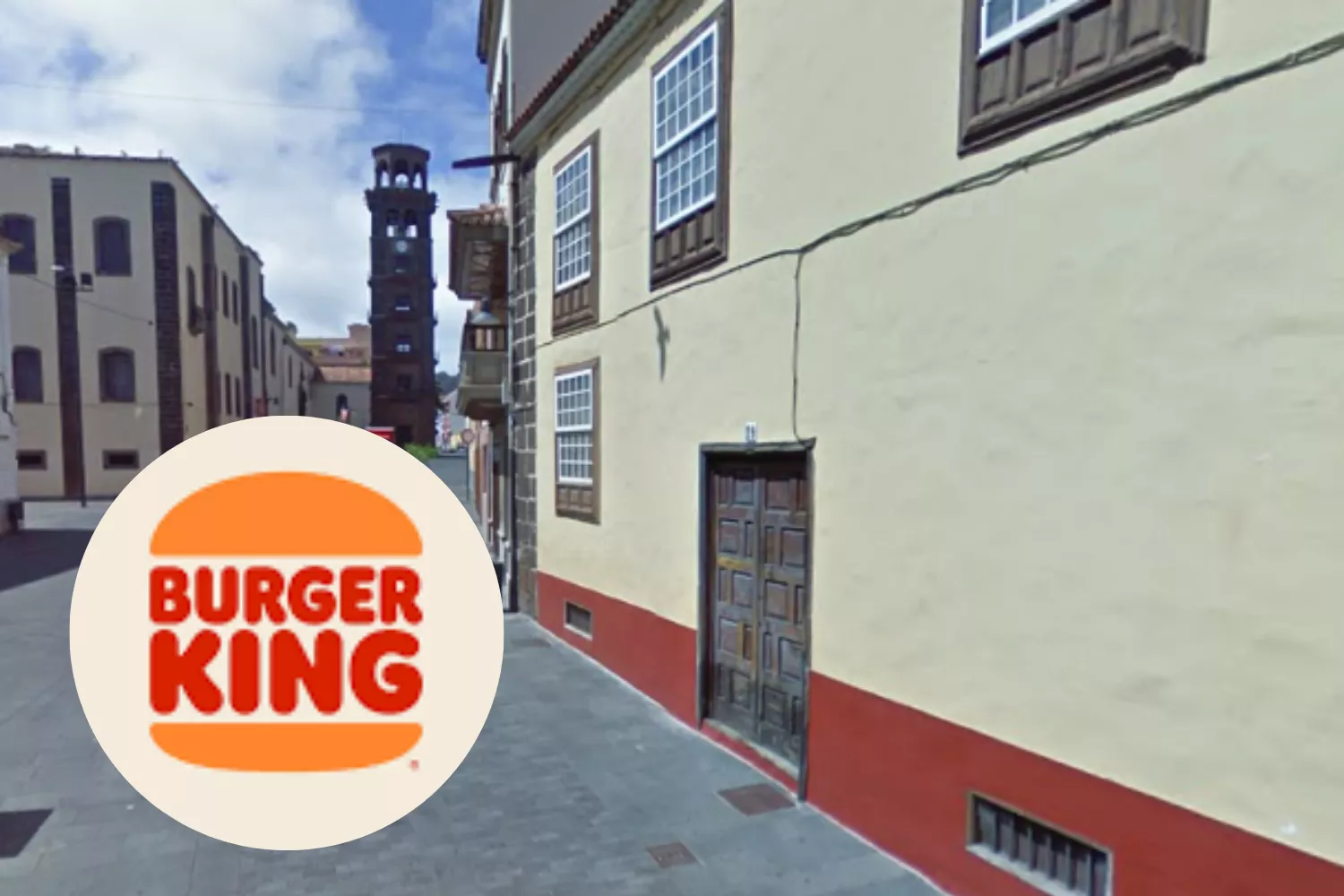 Número 19 de la plaza de la Concepción, local donde Burger King va a abrir su nuevo local en La Laguna./ MONTAJE AH
