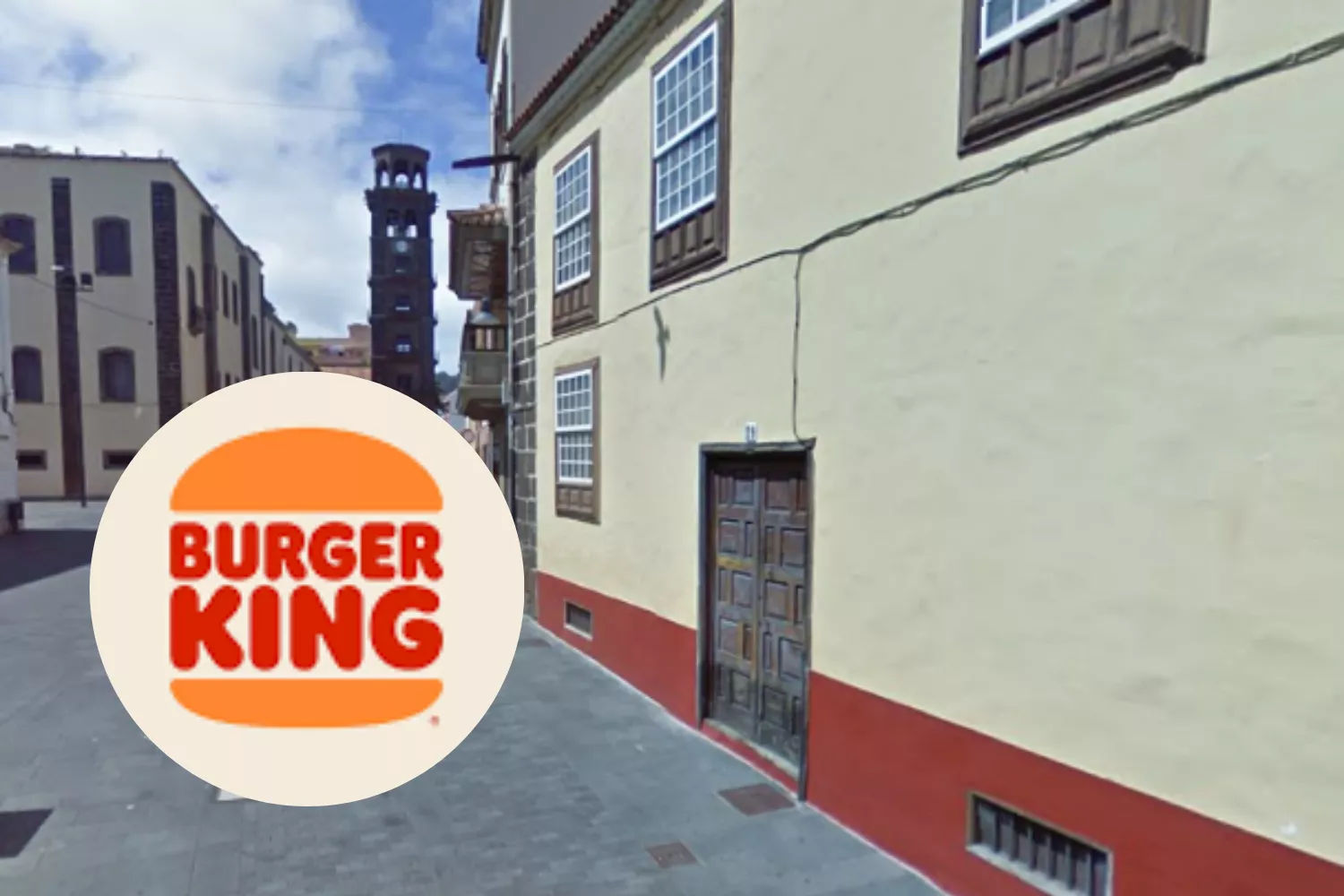 Número 19 de la plaza de La Concepción, local donde Burger King va a abrir su nuevo local en La Laguna./ MONTAJE AH