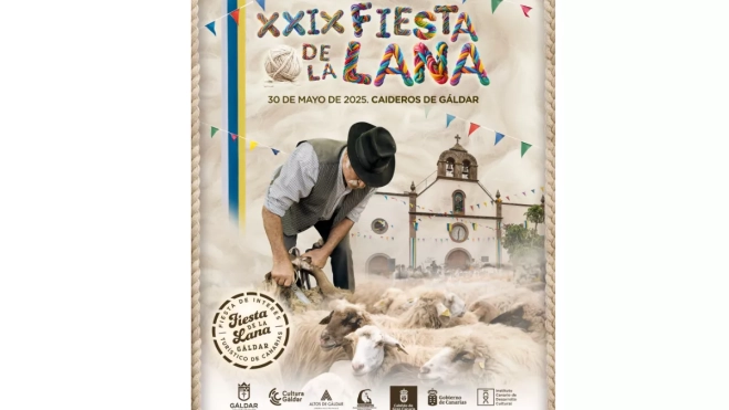 Cartel de la Fiesta de la Lana de Gáldar. / AH Cartel de la Fiesta de la Lana de Gáldar. / AH
