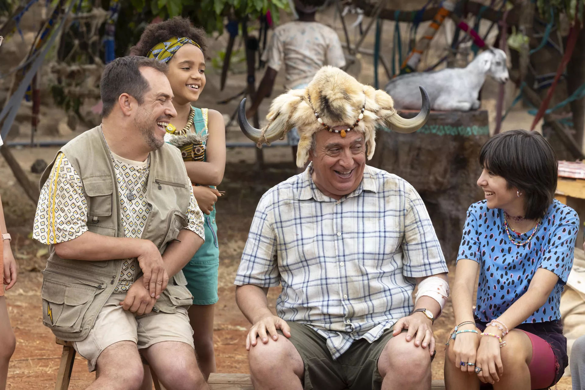 'La familia Benetón' regresa con secuela rodada en Gran Canaria y nuevas aventuras en África. / QUIQUE CURBELO-EFE