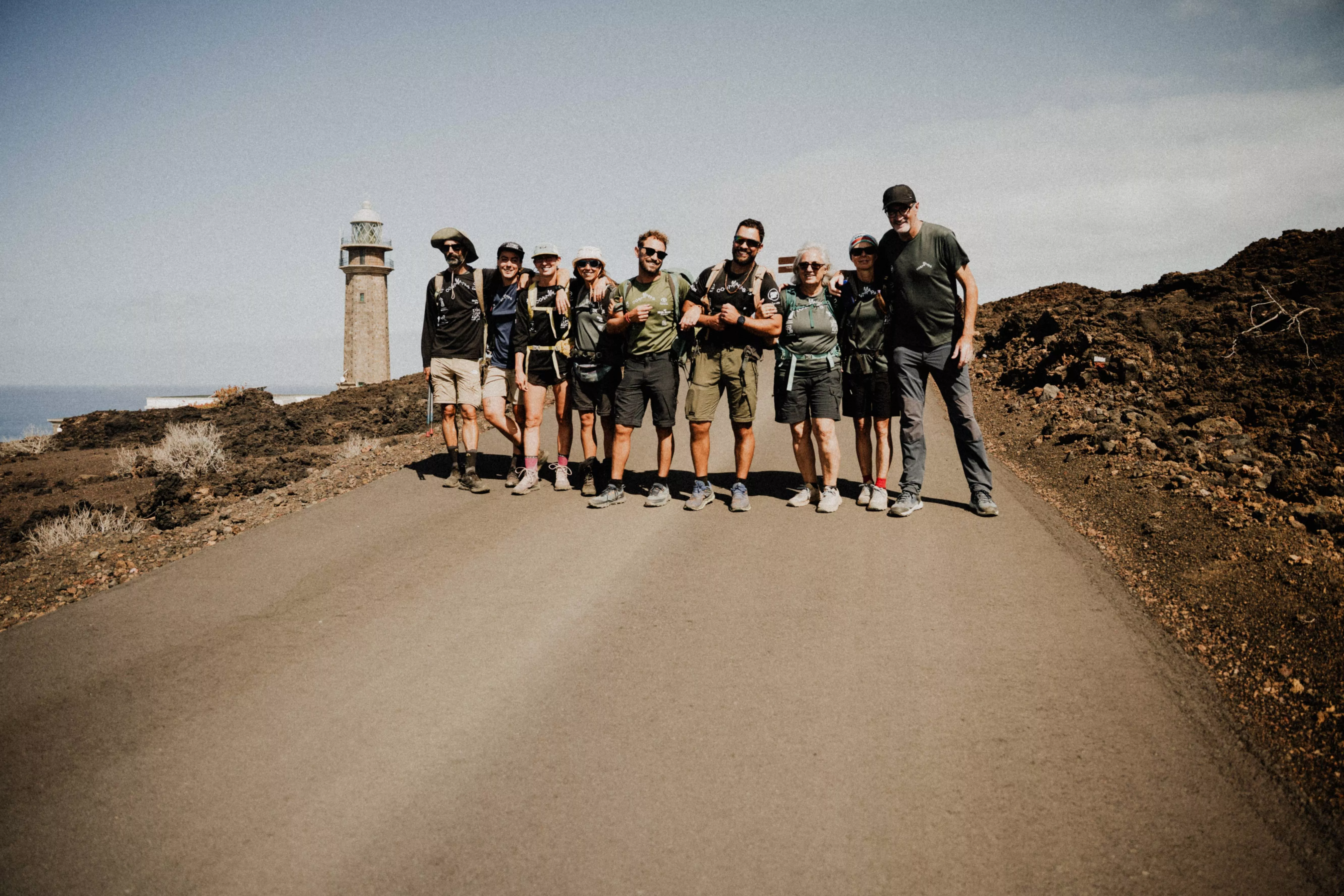 Contramapas completa el GR131 Llegada al Faro de Orchilla. / NATALIA MOEZ 