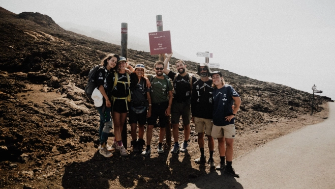 Contramapas completa el GR131 Llegada al Faro de Orchilla. / NATALIA MAZA