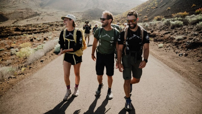 Contramapas completa el GR131 Llegada al Faro de Orchilla. / NATALIA MOEZ