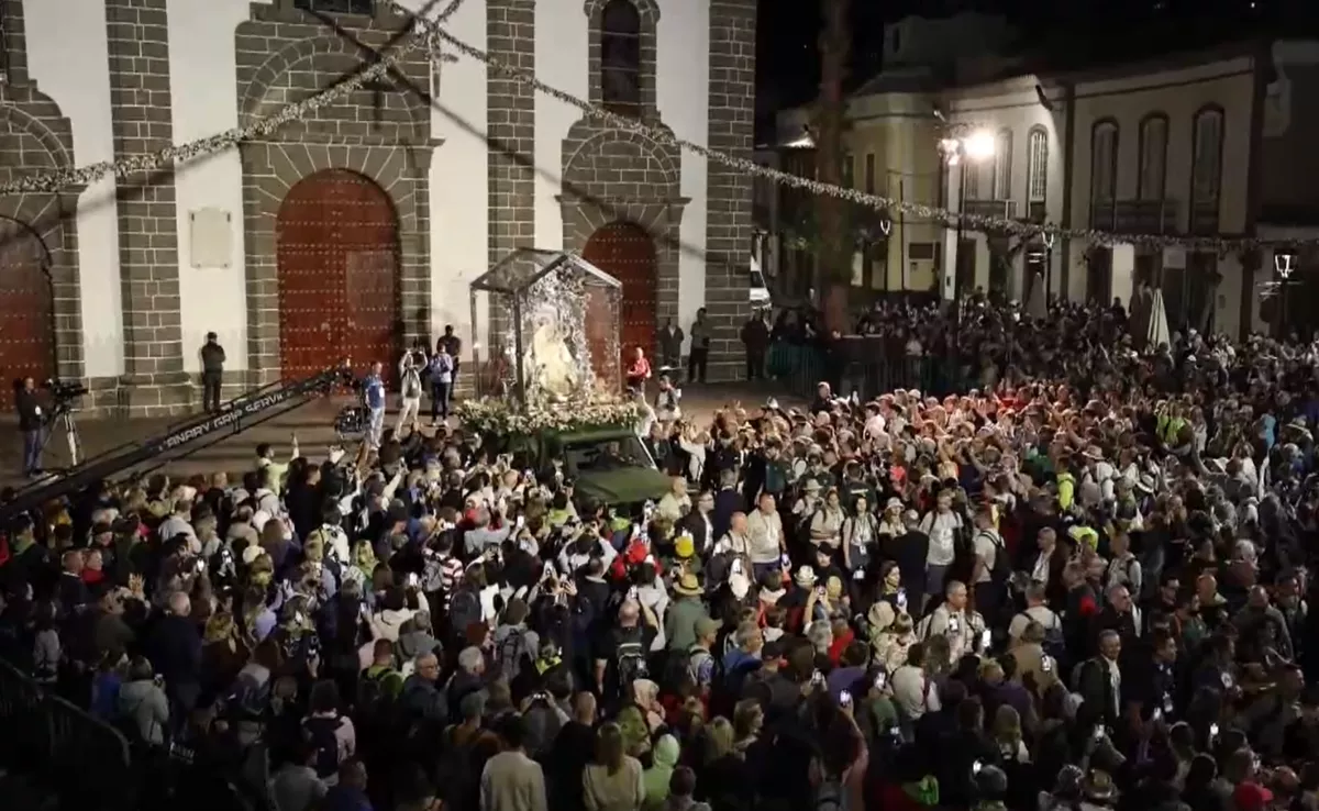 Procesión de la Virgen del Pino. /EFE