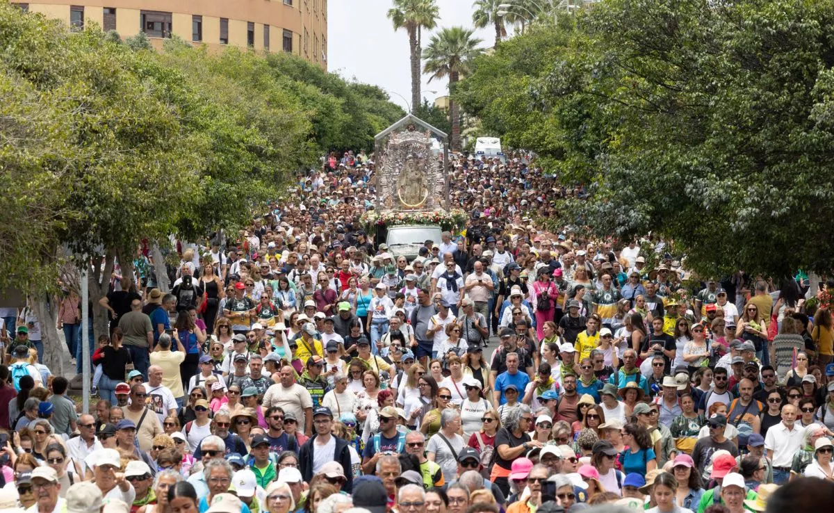 Procesión de la Virgen del Pino. /EFE