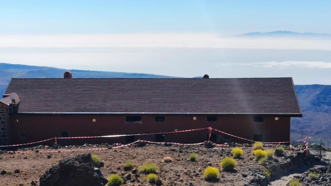 Imagen exterior del Refugio de Altavista. / ATLÁNTICO HOY