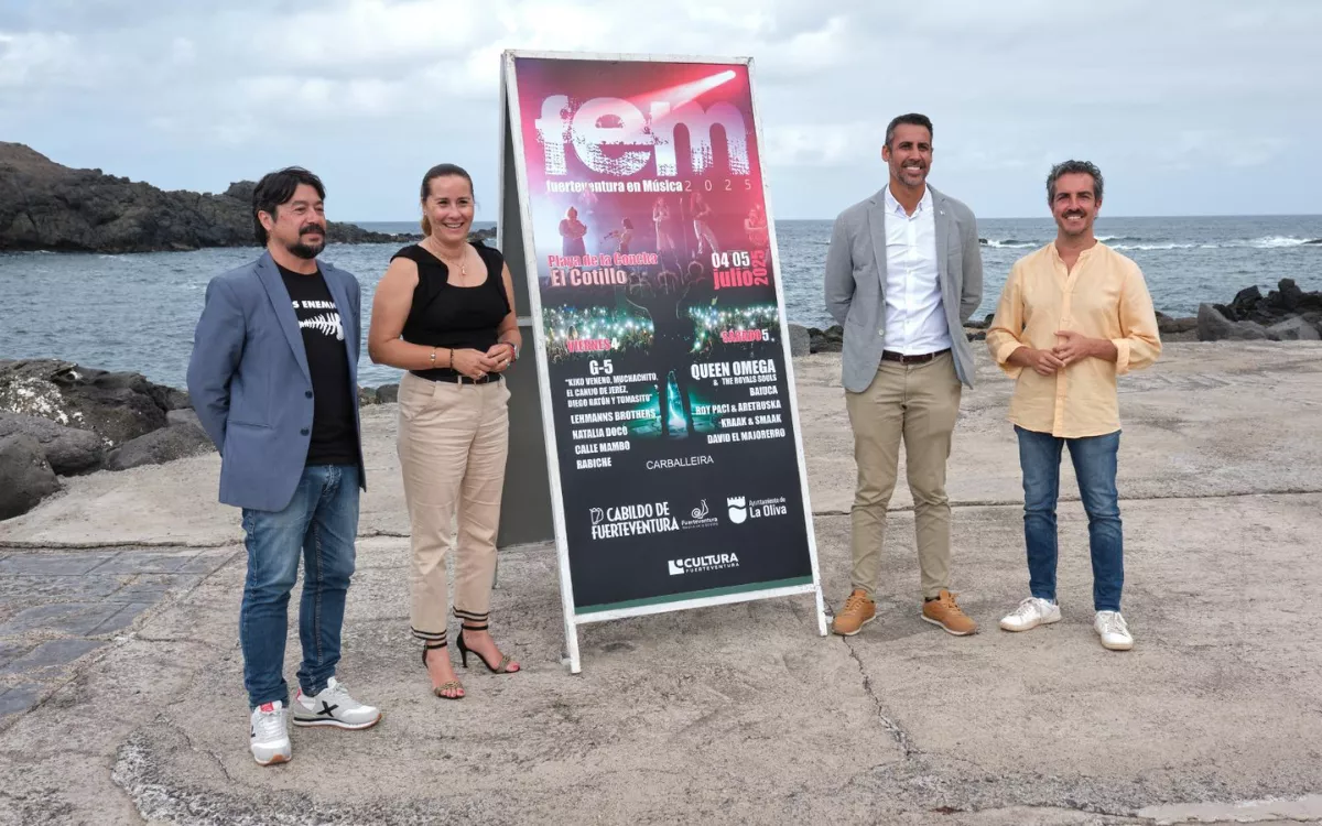 Fuerteventura en Música 2025 desvela un cartel ecléctico con G-5 y Queen Omega como estrellas. / AH