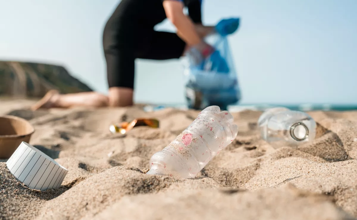Limpieza de una playa. / IMAGEN DE LA RED