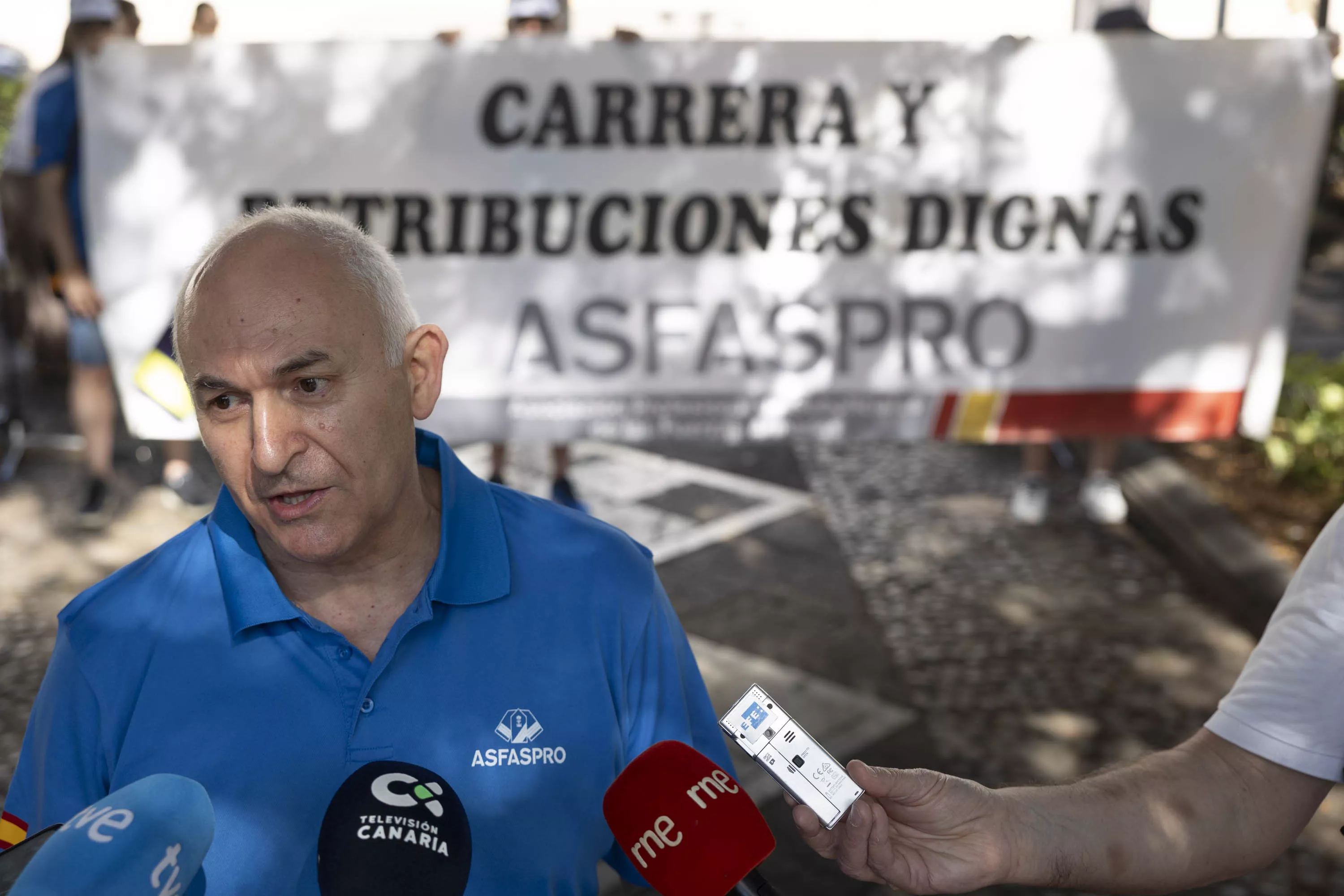 Miquel Peñaroya i Prats, presidente de la Asociación Profesional de Suboficiales de las Fuerzas Armadas / EFE / MIGUEL BARRETO