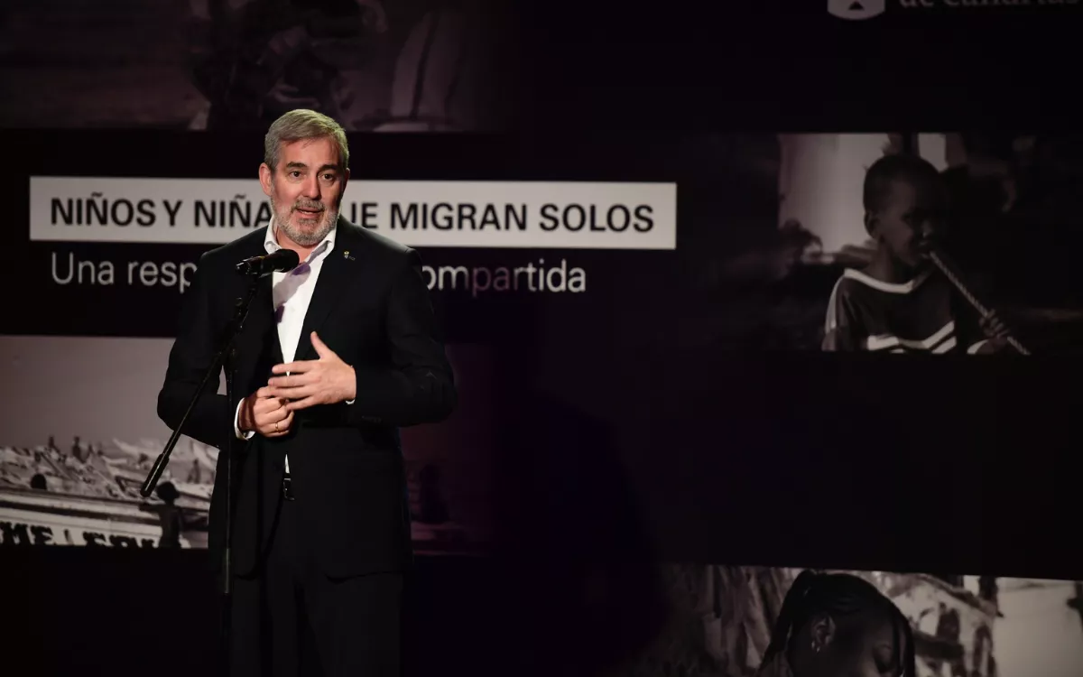 Clavijo denuncia la inacción estatal con los menores migrantes. / AH