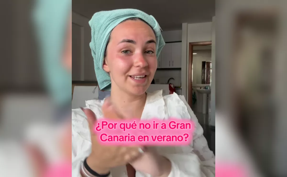Imagen de la influencer Isabella Tudor contando su experiencia en Canarias / @ISABELLAGTUDOR