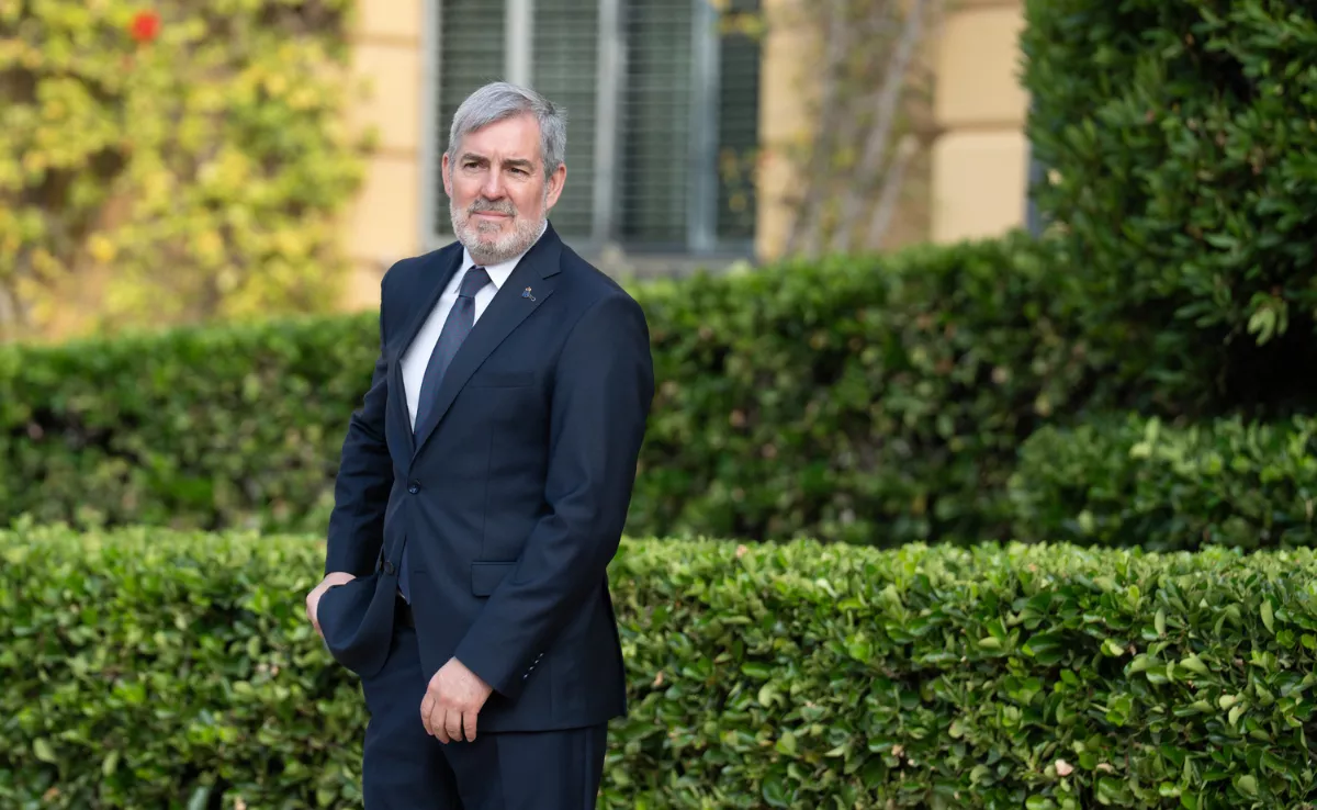 Fernando Clavijo en la Conferencia de Presidentes autonómicos del 6 de junio en Brcelona./ LUIS MIGUEL AÑÓN-AH