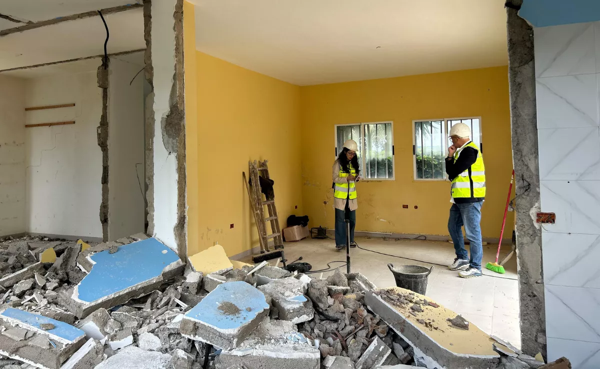 Obras de demolición en La Casa del Vigilante en La Laguna / AYUNTAMIENTO DE LA LAGUNA