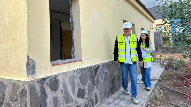 Obras de demolición en La Casa del Vigilante en La Laguna / AYUNTAMIENTO DE LA LAGUNA