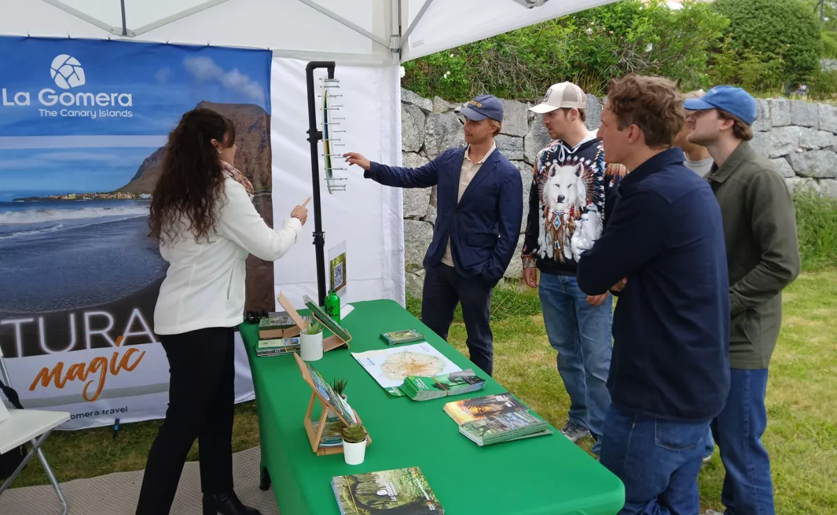 Imagen del stand que montó La Gomera en Estocolmo / CABILDO DE LA GOMERA