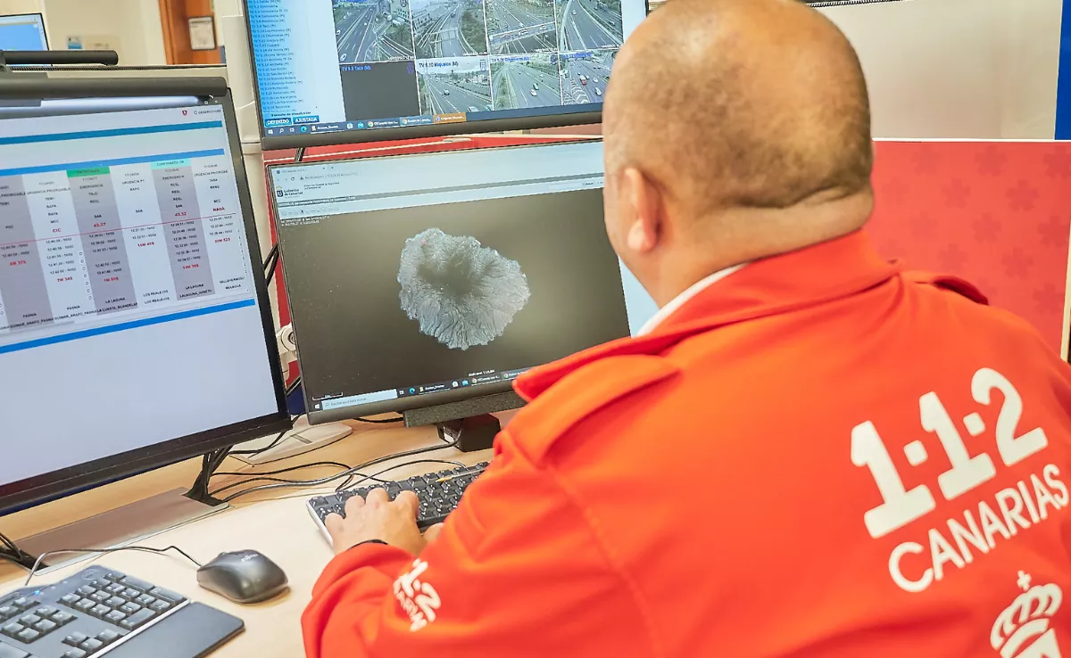 Trabajador del 112 Canarias, servicio que atendió al motorista / 112 CANARIAS