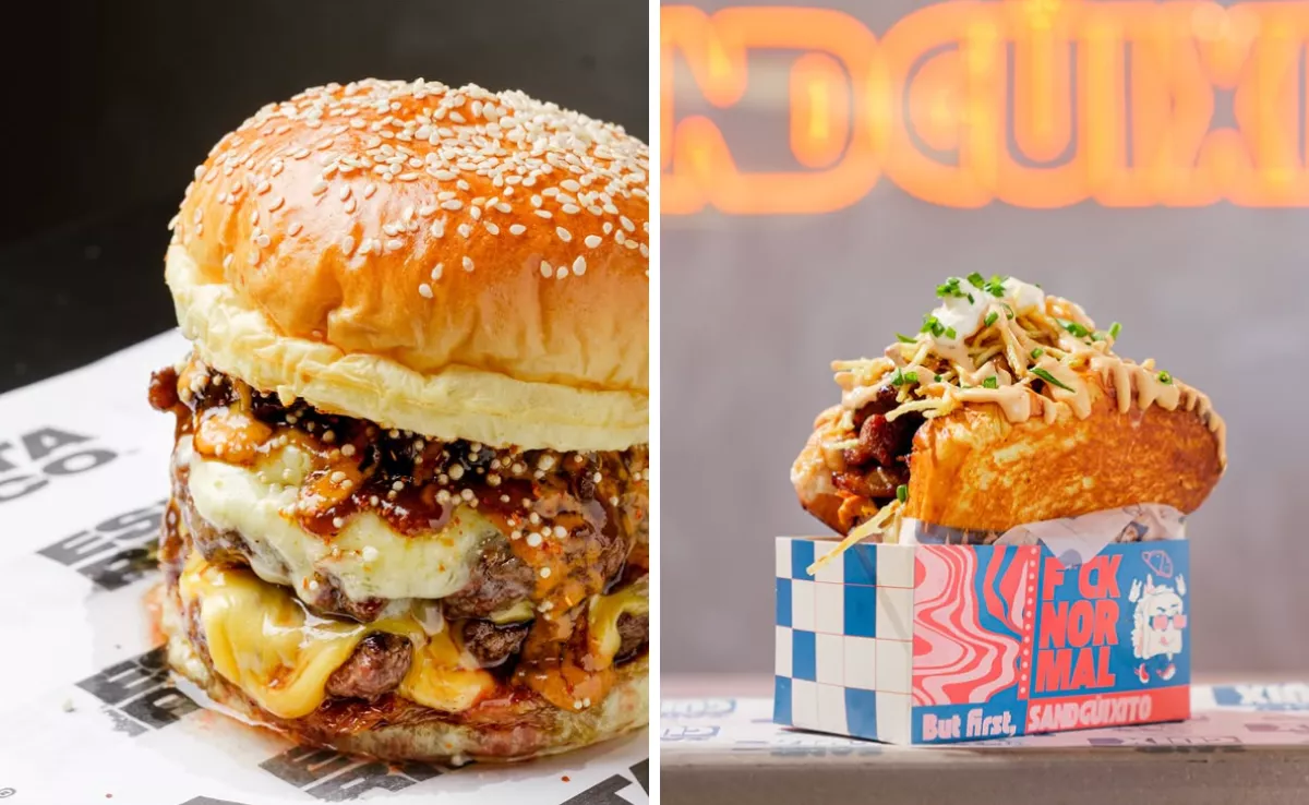 Está Rico Burger y Sandguix, dos grandes del fast food en Canarias / MONTAJE AH