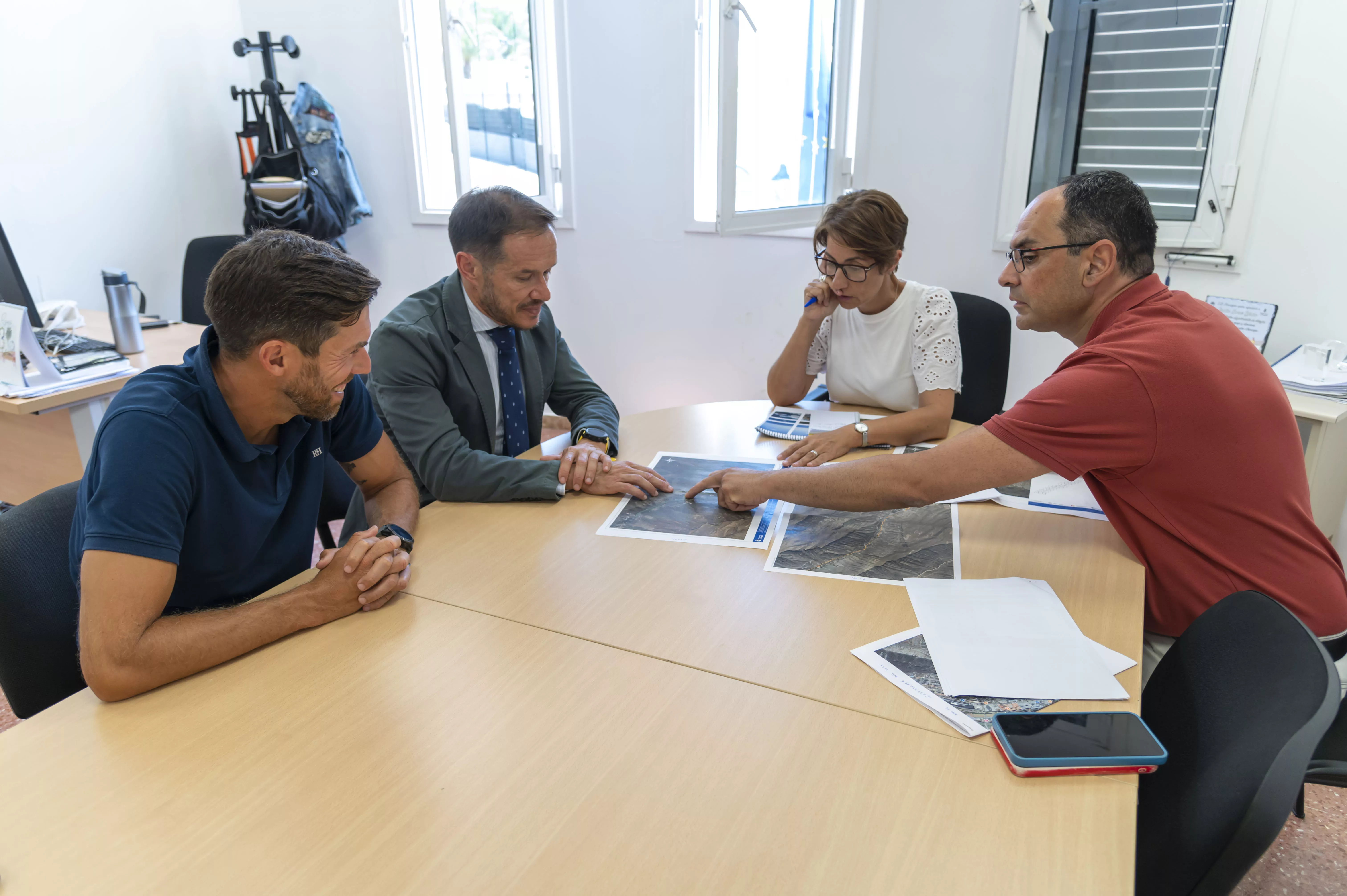 De izquierda a derecha, Willy García, Mariano Hernández Zapata, Onalia Bueno y Ernesto Hernández./ CEDIDA