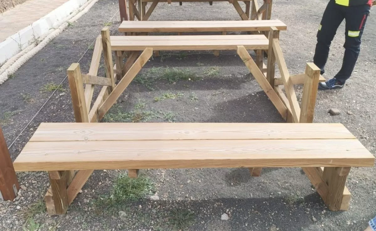 Imagen de los merenderos vandalizados / AYUNTAMIENTO DE PUERTO DEL ROSARIO