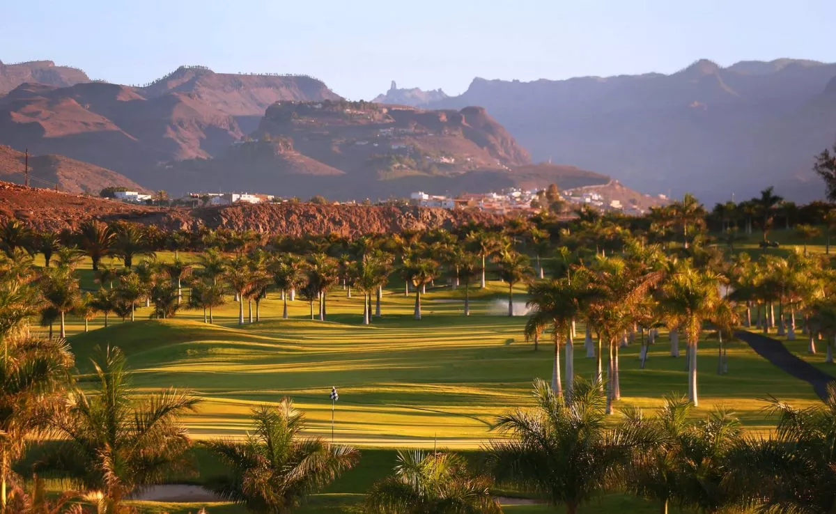 Campo de Golf de Meloneras, en Gran Canaria. Meloneras Golf