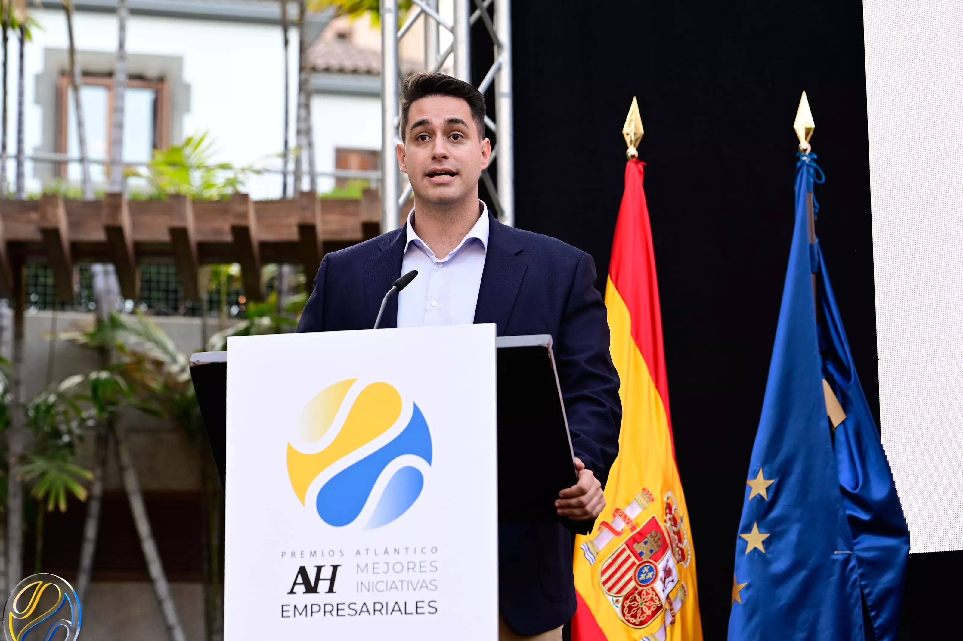 Rodrigo de Pablos, presidente de Bioreplica, startup canaria galardonada con el Premio a la Mejor Iniciativa Empresarial en Innovación. / TONY HERNÁNDEZ